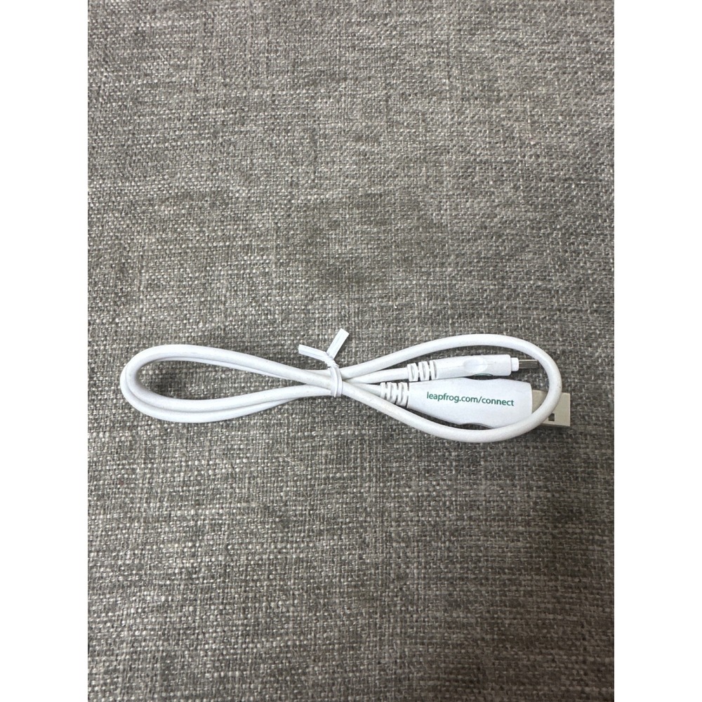 LeapFrog Original USB Sync Charging Cable Cord LeapPad LeapReader White Mini USB